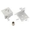 2pcs Stainless Steel Concealed Shaft Multifunction Upper Lower Hinge Clips  Furniture