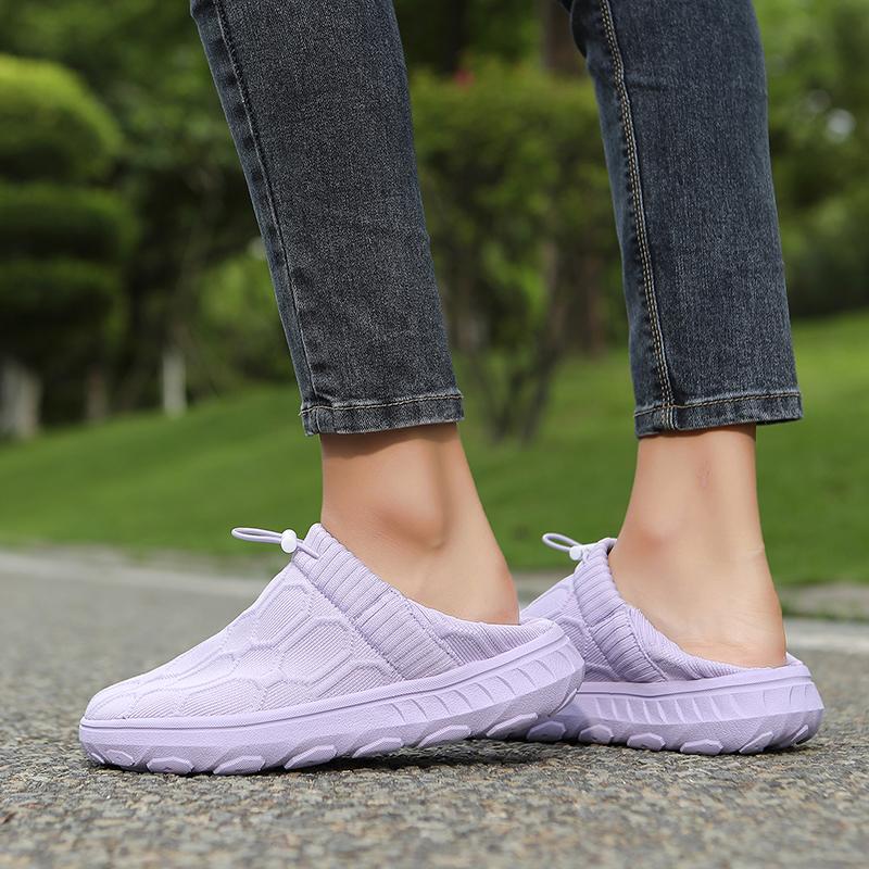 Breathable Knitted Casual Sports Shoes Wide Toe Box Walking Shoes Light Elastic Outdoor Shoes Non-slip Sneakers