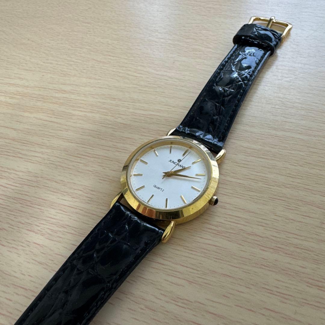 Used JUNGHANS quartz watch gold color