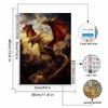 New Arrival 5D DIY Full Circle Diamond Painting "Flying Dragon" Embroidery Cross Stitch Home Decor Gift