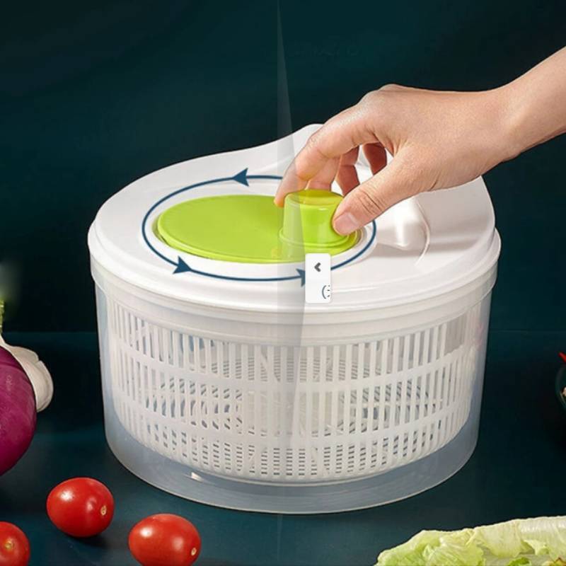 Kitchen Vegetable Dehydrator And Salad Spinner With Modern Design For Food Prep