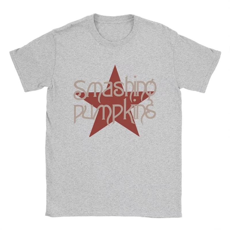 Smashing Pumpkins T Shirt Unisex Cotton Vintage TShirt Crew Neck Tee Shirt Short Sleeve Tops Gift Idea