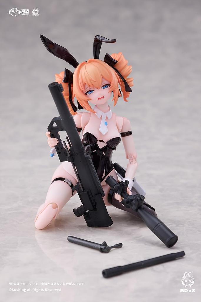 BUNNY RAPID ACTION SQUAD Sniper Leoni Assembled Plastic Complete Action (Partially Model, 1/12 Scale, Pre-Painted, Figure)