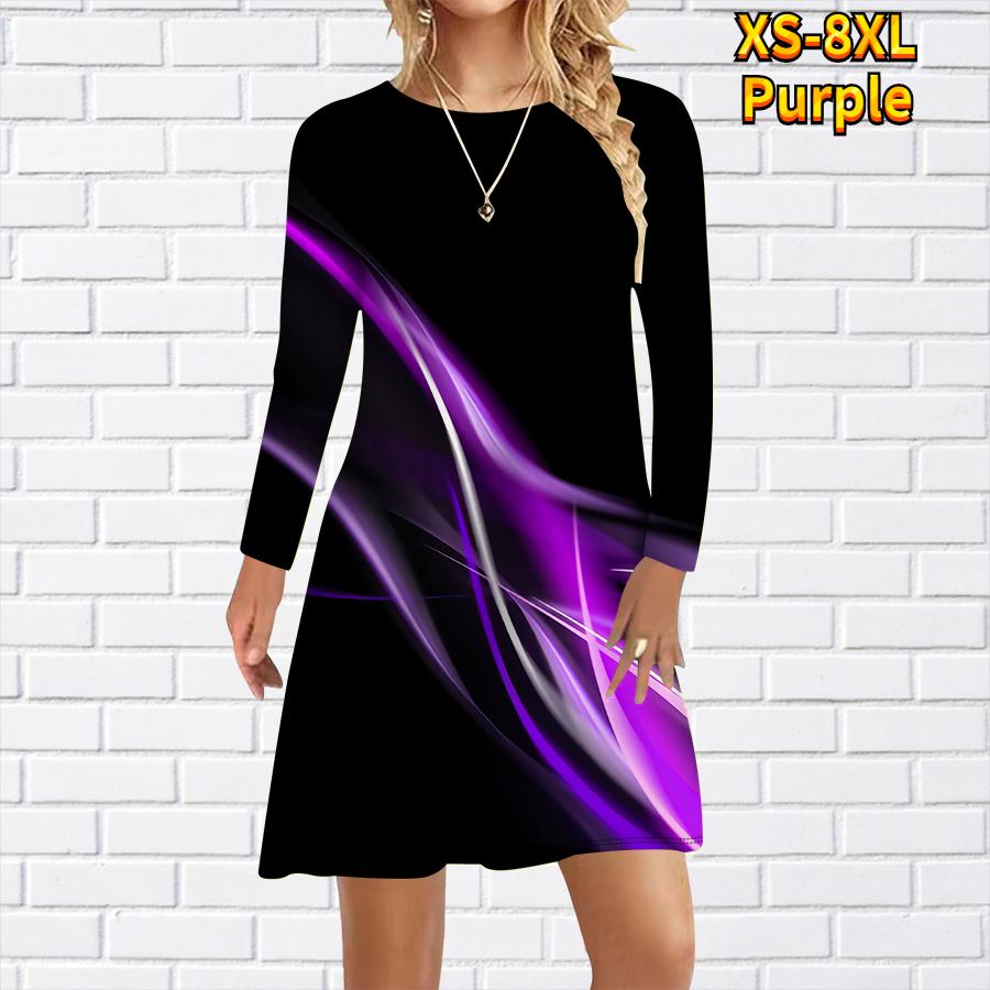 Женское повседневное платье с красочным принтом Аврора — фото 4