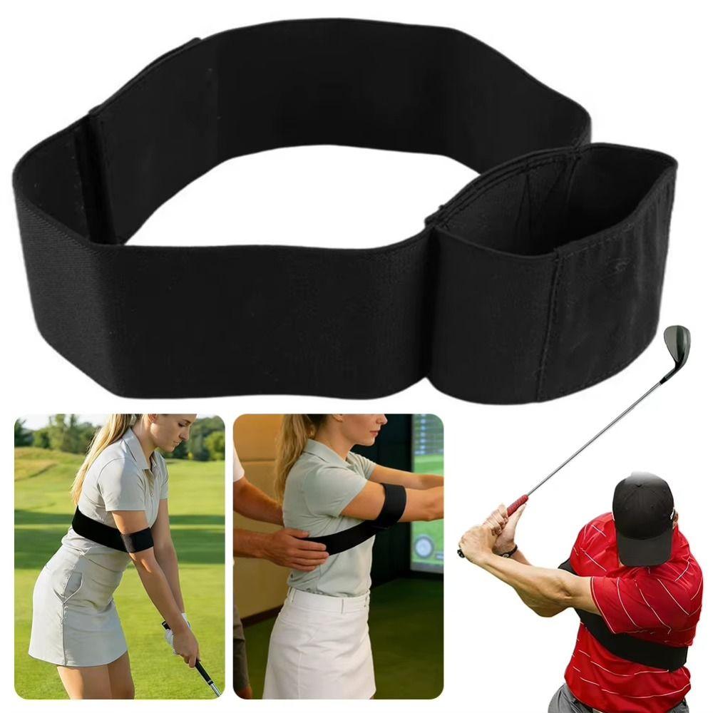 Elastic Golf Hand Posture Corrector Foldable Golf Swing Trainer  Unisex