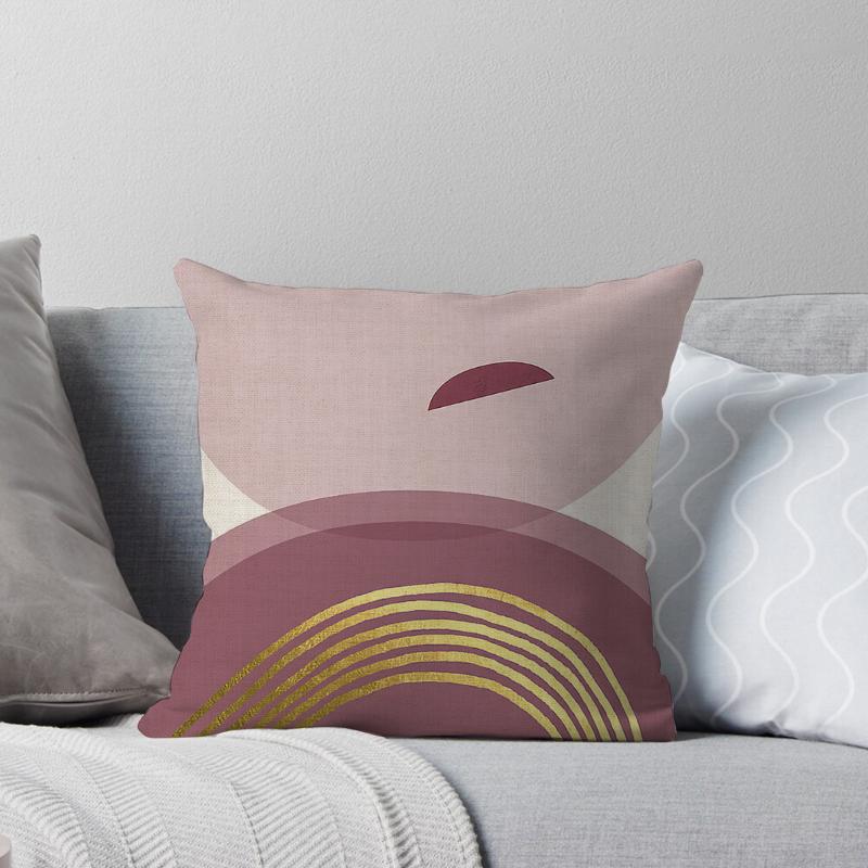 

decorative Home pillow case Cushion covers 45*45 nordic 40*40 40x40cm 50x50cm Irregular color block living room boho geometric 22x22Inch