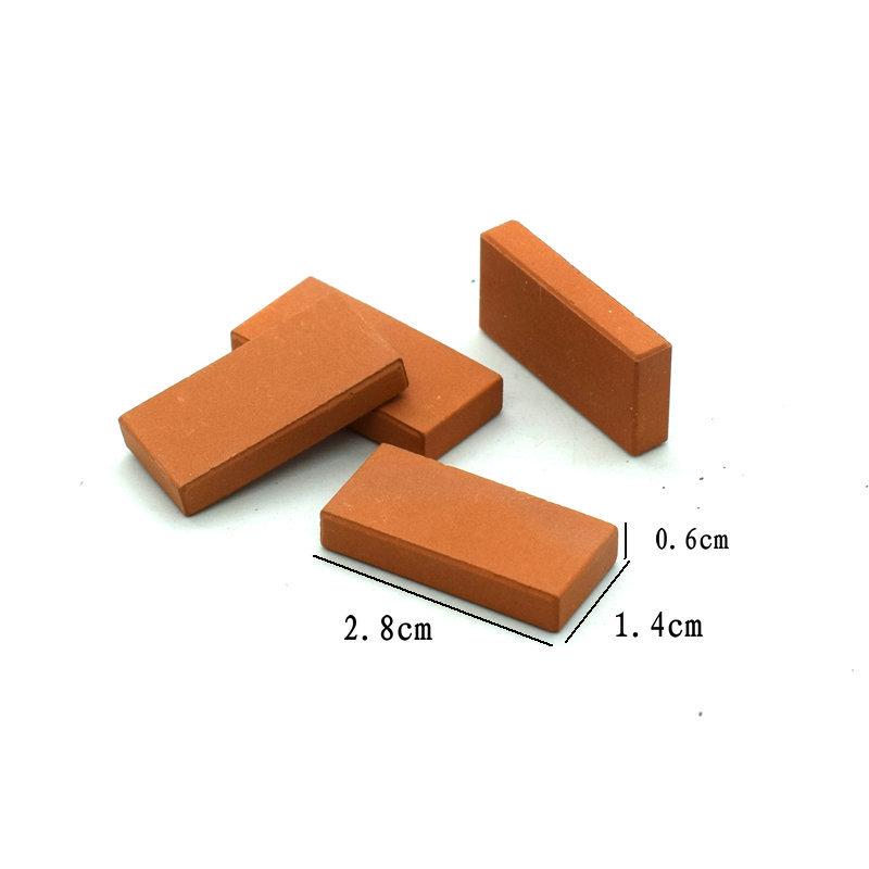 1:Kit de bricolaj cu 16 case de cărămidă în miniatură pentru copii