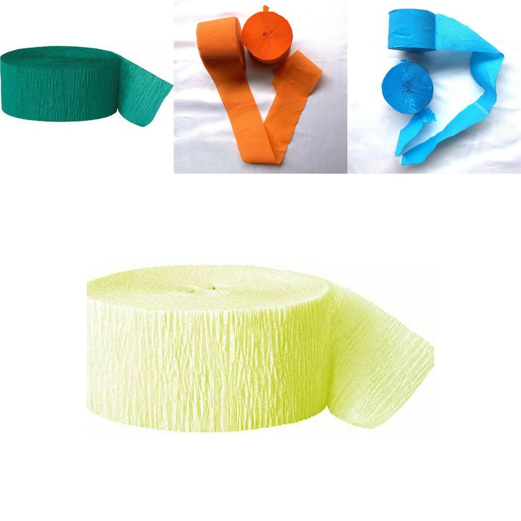 Colorful Crepe Paper Roll For Stunning Wedding Birthday Party Decorations And Diy Crafts