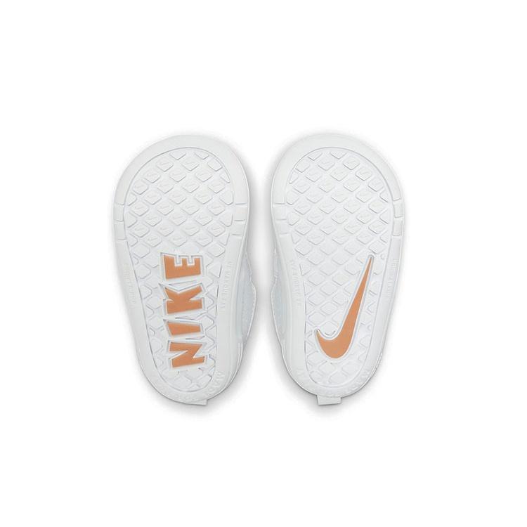 (TD) Toddler/Baby Nike Pico 5 Wear-resistant Shock Absorption Non-Slip Low Tops Sports Shoe White Blue AR4162-106