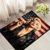American Icon Style Crystal Velvet Rug, Soft Anti‑Slip Crystal Velvet Carpet for Living Room Bedroom Home Decor