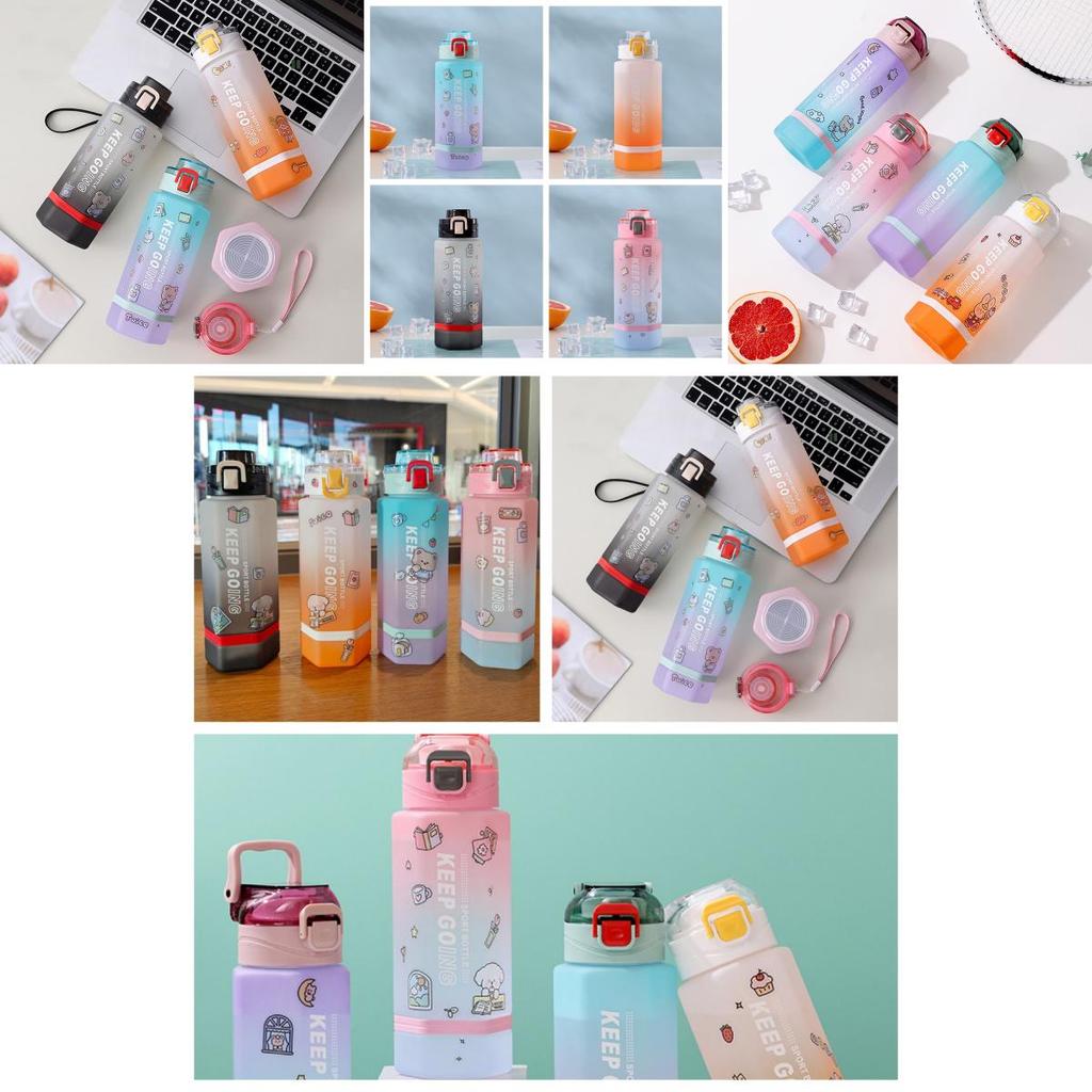 700ml Hexagonal Plastic Cup With Locking Mechanism And Convenient Carry Handle Gradient Colors Available