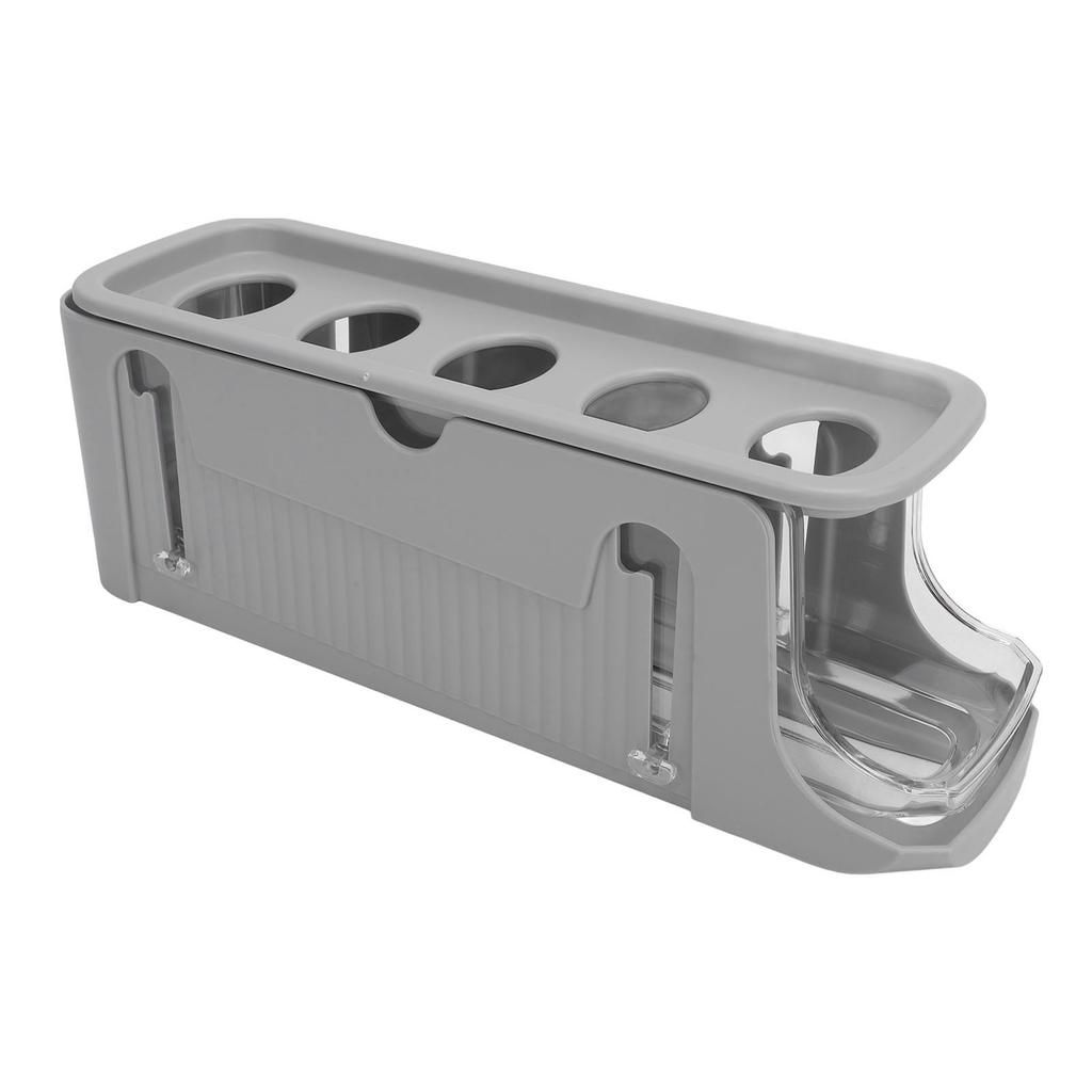 Rolling Egg Dispenser for Refrigerator Space Saving 2 Tier Automatic Egg Storage Container   for Refrigerator Kichen Cabinet