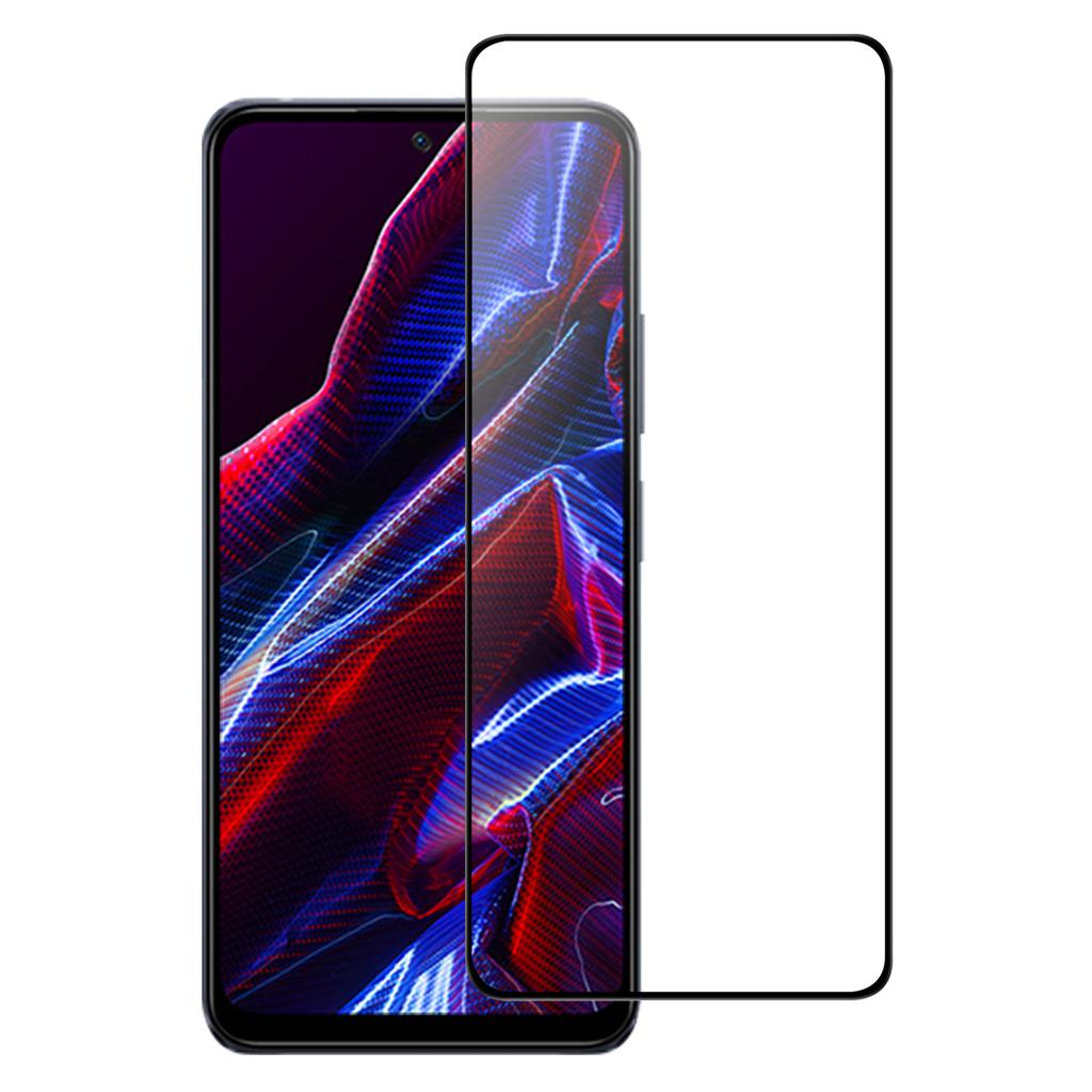 For Xiaomi Poco X6 5G AGC Glass Screen Film Clear Black Edge Full Glue Cell Phone Screen Protector