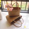Home Shopping Basket Hand Vegetable Basket Decorative Woven Basket Flower Arrangement Basket Imitating Rattan Picnic Bag