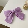 Bow hairpin ribbon hair accessories Korean temperament hair girl top clip headdress.