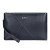 Men'S Soft Leather Wallet Long Purse Men Clutch Bag Large Capacity Zipper Wallets