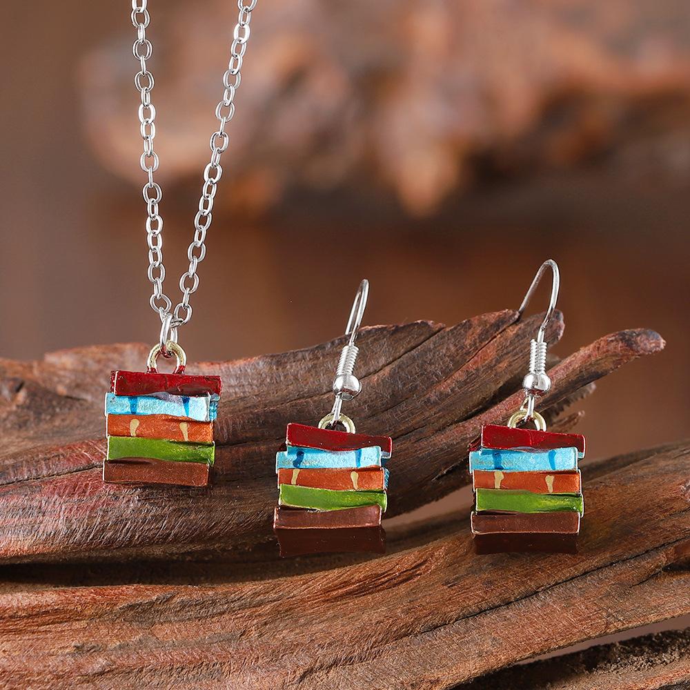 

Модное ожерелье с подвеской для женского комплекта ювелирных изделий разноцветный