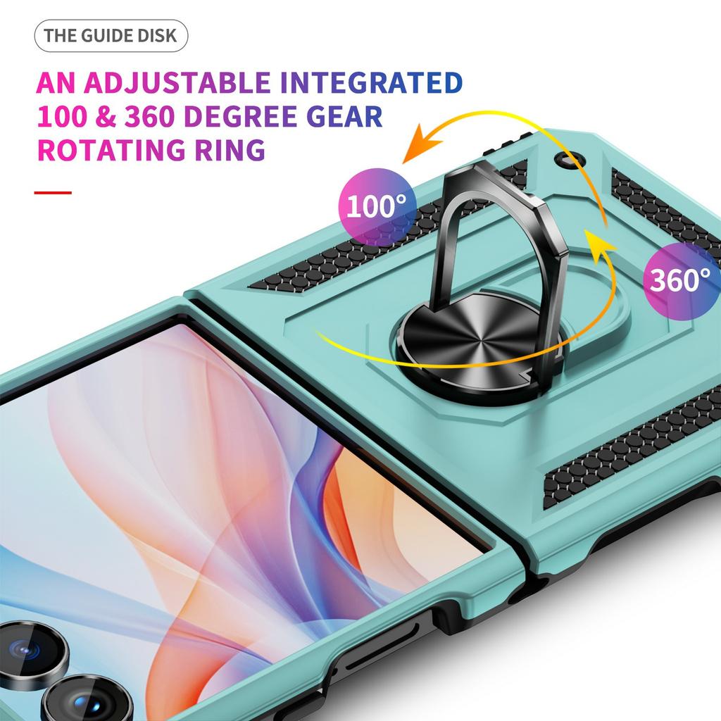 For Samsung Galaxy Z Flip7 5G Case TPU + PC Phone Cover with Ring Kickstand Drop Protection