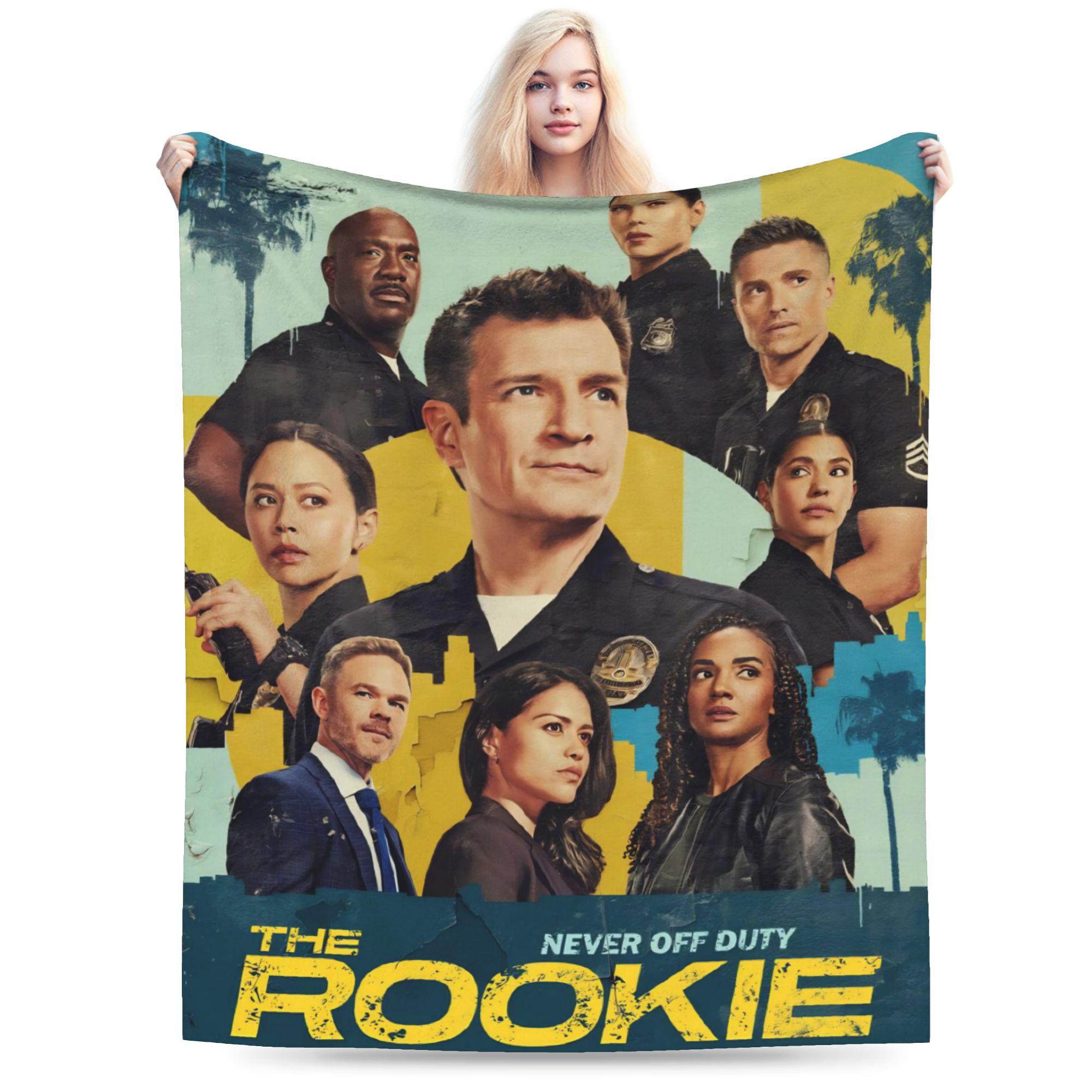 

The Rookie TV Show Blankets Fleece Relax Ultra-Soft Throw Blankets for Bedding Bedding Throws 80x60in