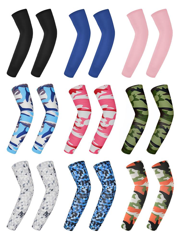 Dünne Anti-Pilling UV-Schutz Radsport-Armlinge für Kinder - Outdoor Eisseide Sonnenschutz-Ärmel