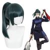 Jujutsu Kaisen Maki Zenin Costume Cosplay Occhiali Parrucca Top Gonne Set Completo Maki Uniforme per Festa di Halloween per Donne Uomini