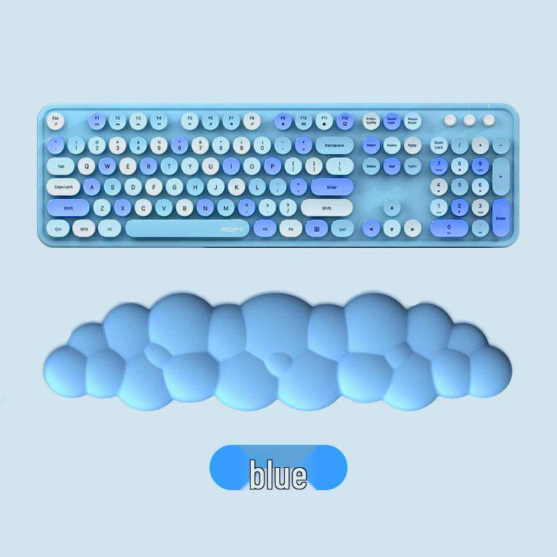 Bequeme Memory-Foam Handgelenkauflage Mauspad mit rutschfester PU-Oberfläche für Desktop-Büro