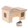 Trendy Wooden Hamster Nest Sleeping House Home Luxury Cage Pet DIY Hideout Hut Toy Small Animal Supplies Hamster Cage