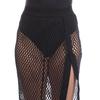 Off White Womens/Ladies Logo Mesh Maxi Skirt