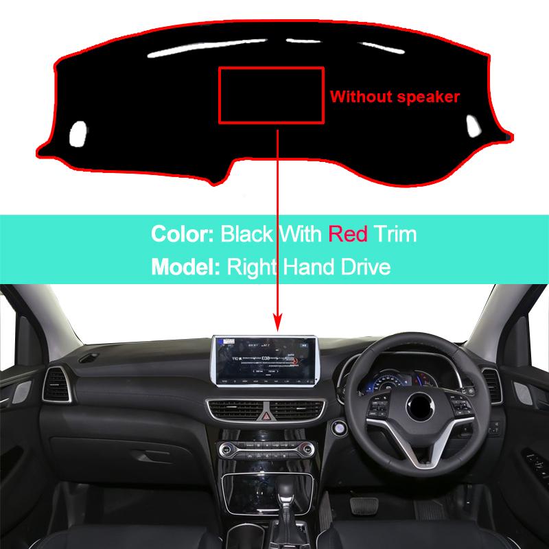 Anti-Slip Car Inner Dashboard Cover DashMat For Hyundai Tucson    Rug Carpet Cushion Sun Shade Pad Protector