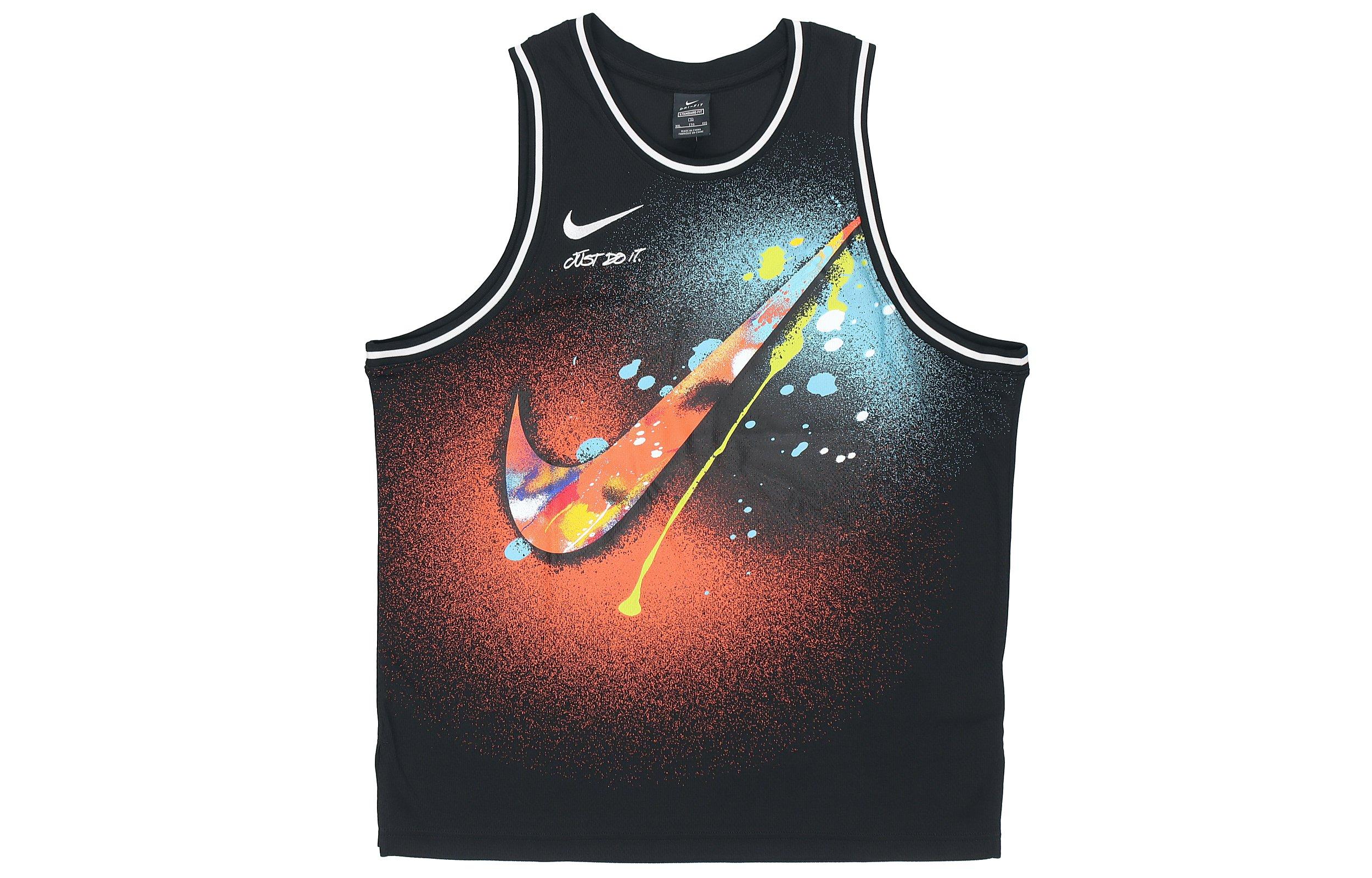 Nike Tank Tops Men s Black Crew Neck Moderate Straight Fit DJ5217-010 M