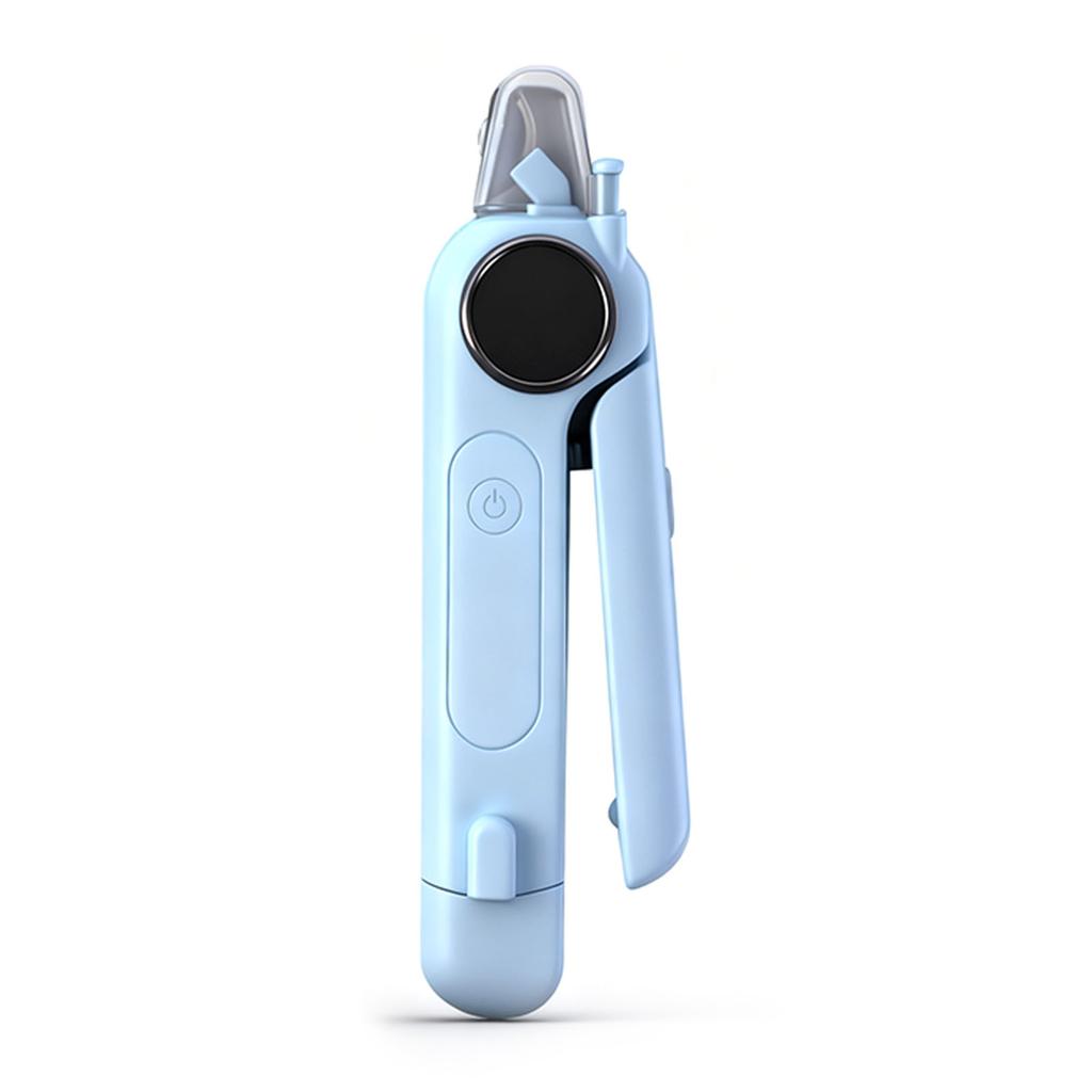 2-in-1 Electric Dog Nail Clippers Equipped with 2 LED Lights Pets Claw Trimmer Safety Protection for Small To Large Dogs