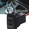 Quick Charging QC3.0 Double USB Power Socket Rapid Charger for Phones Tablets and More For Car Vehicles Adapter