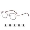 Metal Frame Color Changing Near Sight Eyewear Cat Eye Photochromic Myopia Glasses Fashion Anti Blue Light  Minus Diopter Glasses