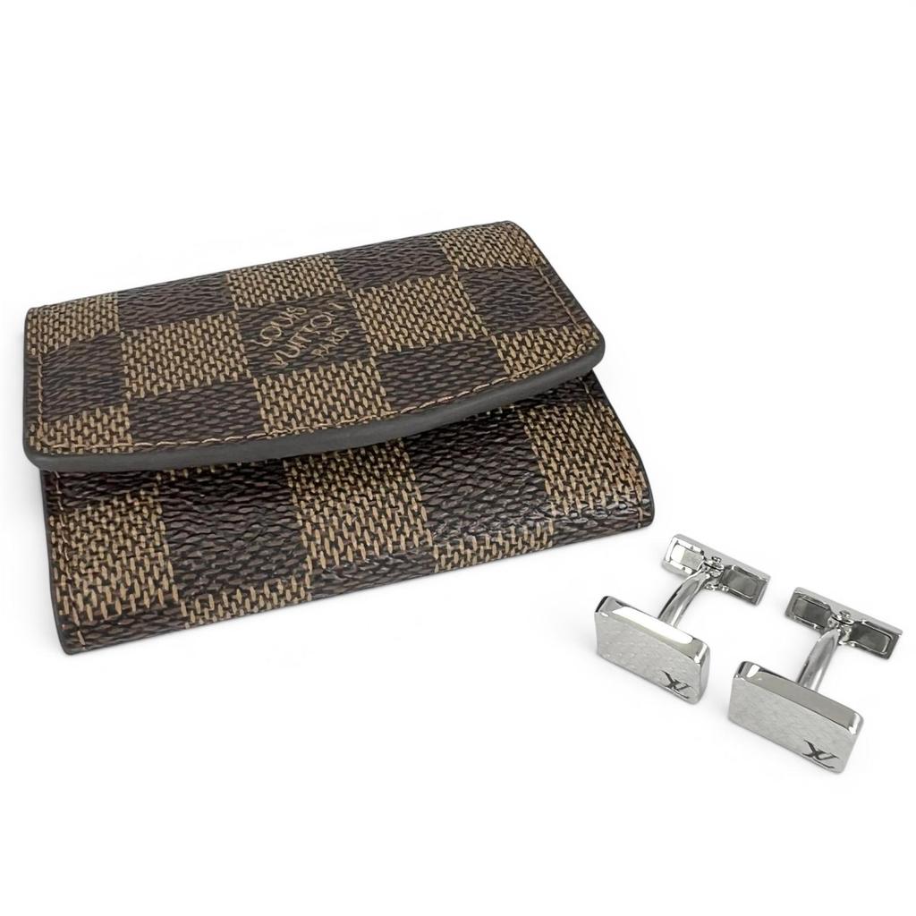 Excellent LOUIS VUITTON Cufflinks Bouton De Manchette Champs Elysées Mens M65043 Used