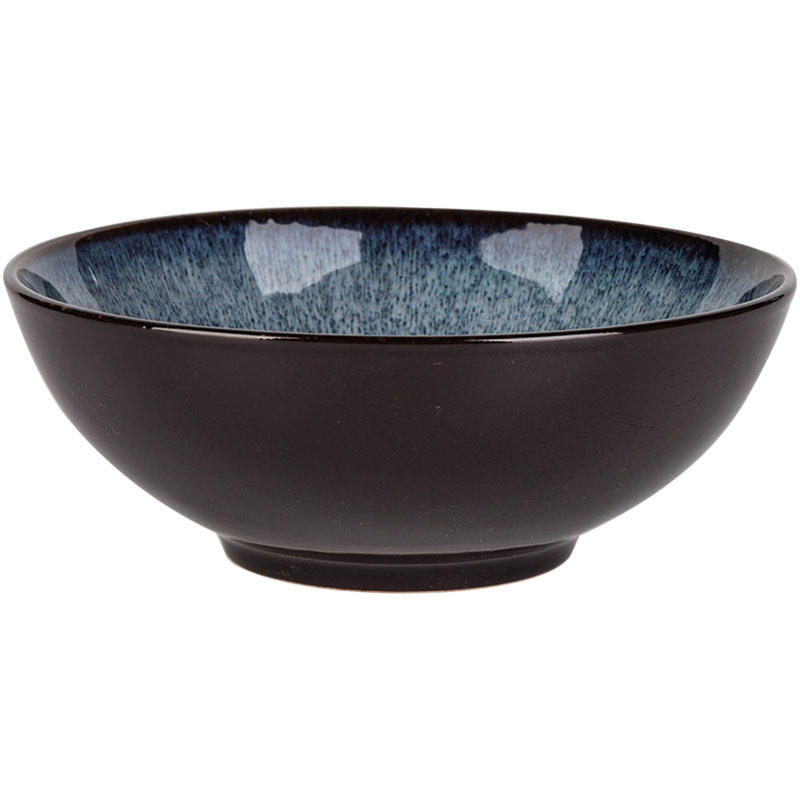 7.6 inch retro porcelain bowl glazed Japanese style ceramic bowl for rice, soup, pasta, cereal, salad and dessert | bowling