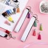 60pcs Sublimation Blank Wrist Cover Set 15pcs Sublimation Blank Neoprene Wrist Straps 15pcs Tassels 15Pcs Lobster Clasps