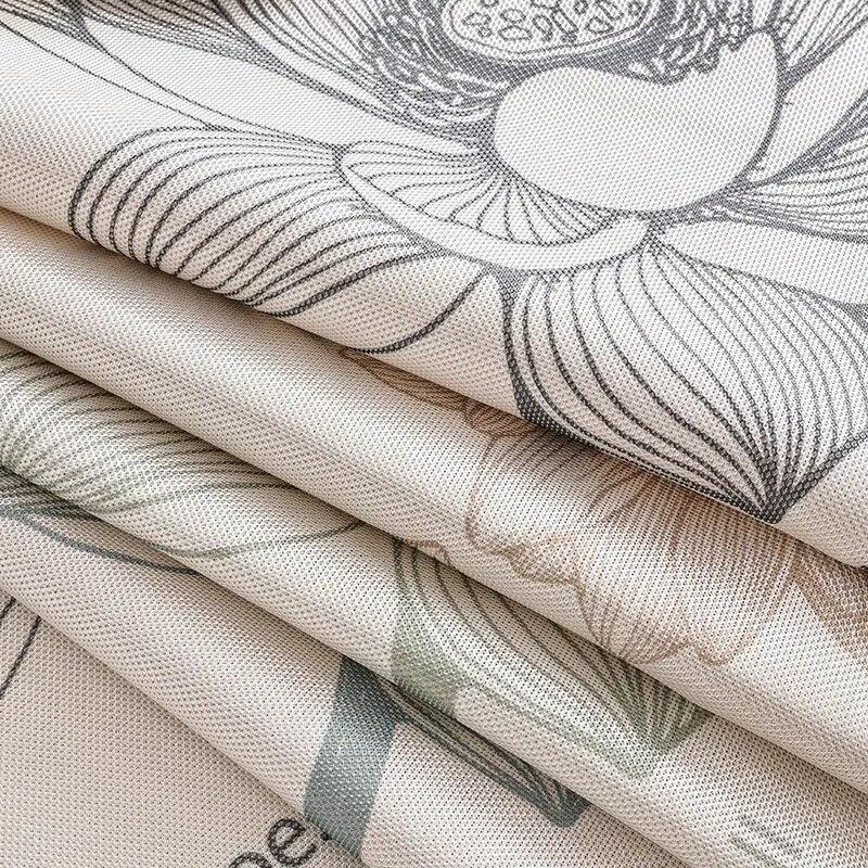 Summer Printed Ice Silk Sofa Cover Anti-slip Skin Friendly Living Room Sofa Cooler Cushion Sofa Cover Fabric Seat Cushion Cover