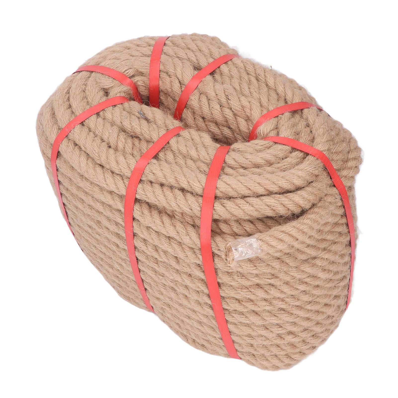 

Джутовый шпагат Длина 50 м Диаметр 20 мм Джутовая веревка Нить DIY Аксессуар для рукоделия Домашнее украшение