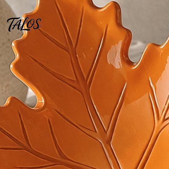 Elegant Resin Ornament for Home Creative Simulated Maple Leaf Soap Dish, Quick Drainage Laundry Modern Bathroom Sink Accessories Soap, Stylish