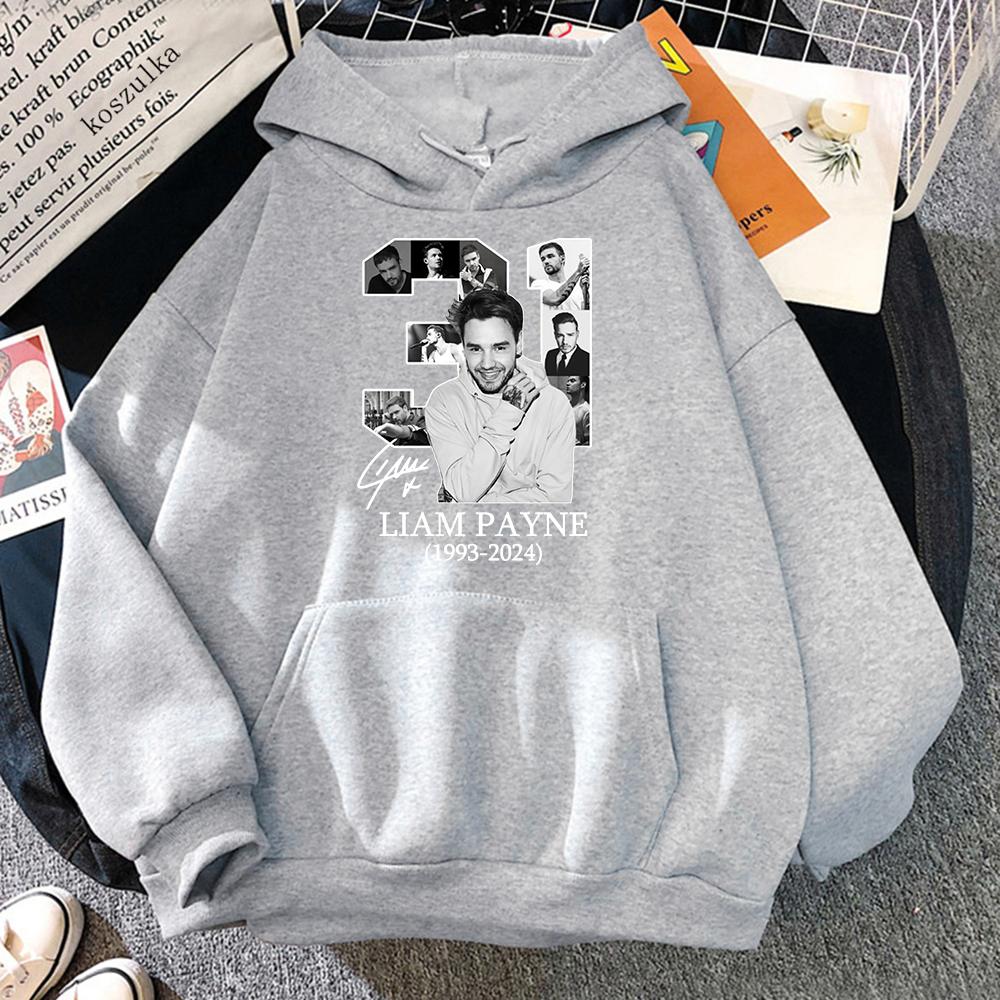 New Liam Payne Rest in Music Hoodie 2024 Women/men Harajuku Aesthetic Hoodies Unisex Autumn Winter Pullover Sweatshirt Vintage