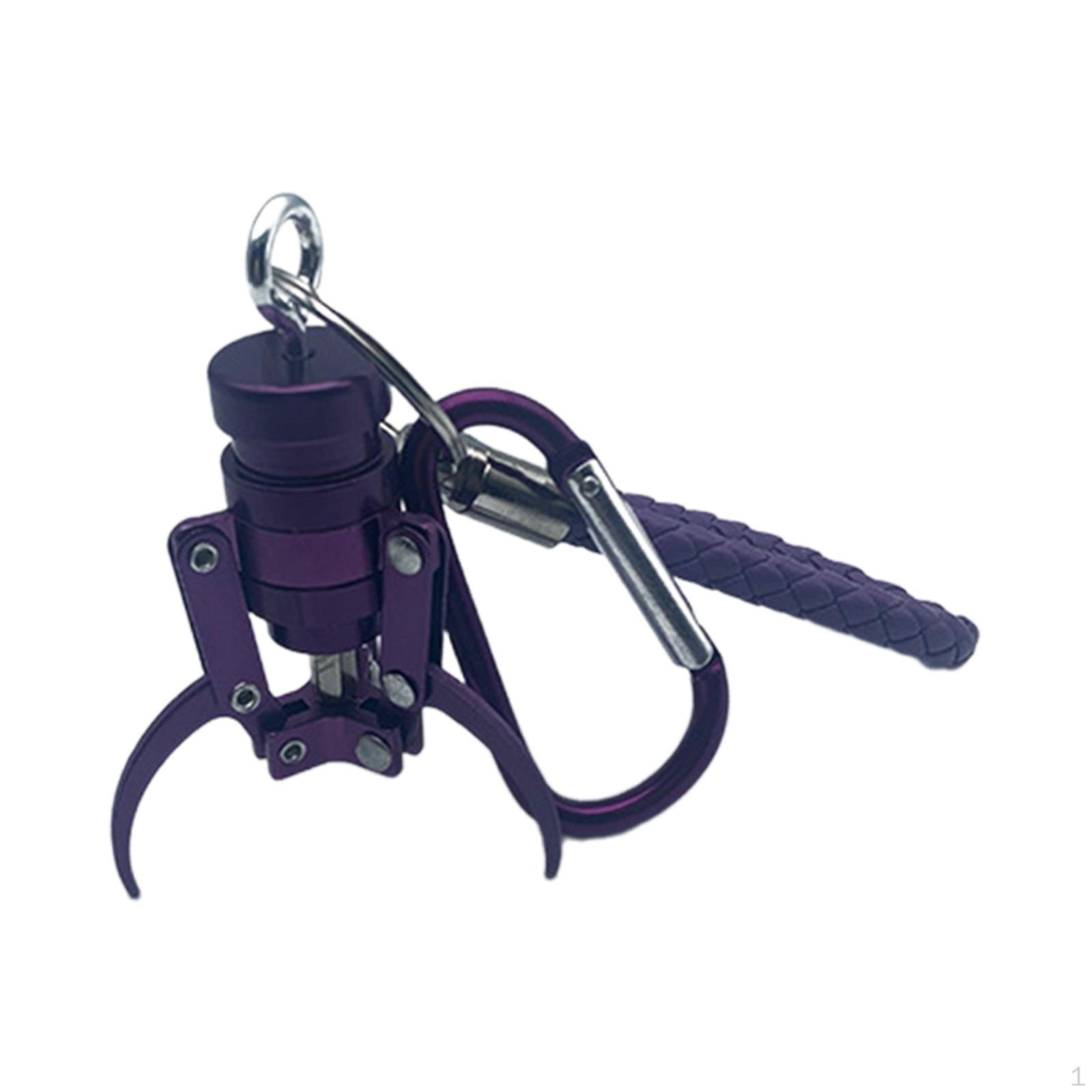 

Алюминиевый аркадный брелок с когтями, кулон для мужчин, девочек, мальчиков, детей, подарки на день рождения фиолетовый