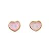 Ladies Heart Stud Earrings Pendant Needle Retro Simple Fashionable and Versatile Jewelry Accessories