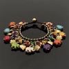 Bohemian Style Elephant Charm Bracelet - Wax Thread Weaving, Women's DIY Jewelry Accessories, Bracelet Charm Making Materials