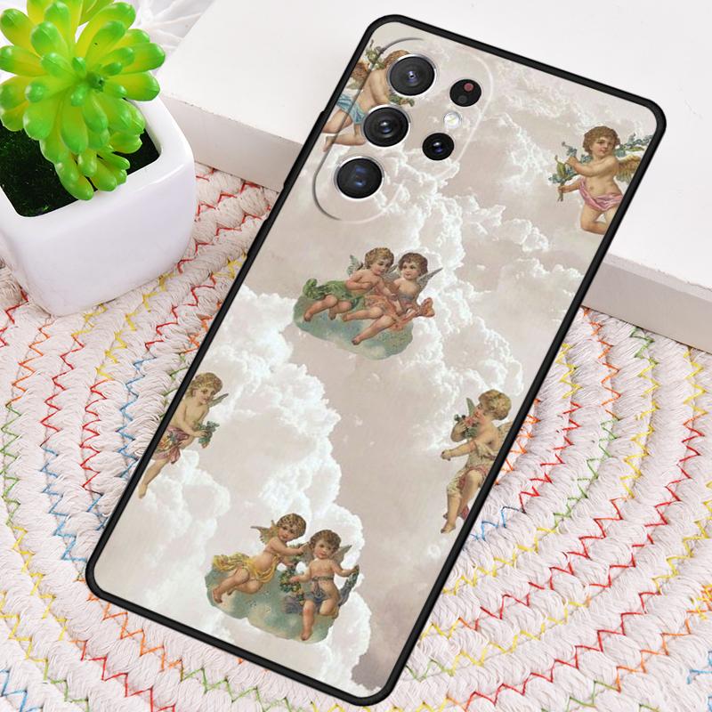 Renaissance Angels TPU Phone Case For Samsung Galaxy Note 10 Pro S26 S25 S24 S23 S22 Ultra Plus S21 FE S20 Shockproof Cover