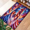 American Animal Pattern Square Carpet,Area Rug,Carpet Rug for Living Room Bedroom Sofa Playroom Decor,Non-slip Floor Mat,Holiday Birthday Gifts