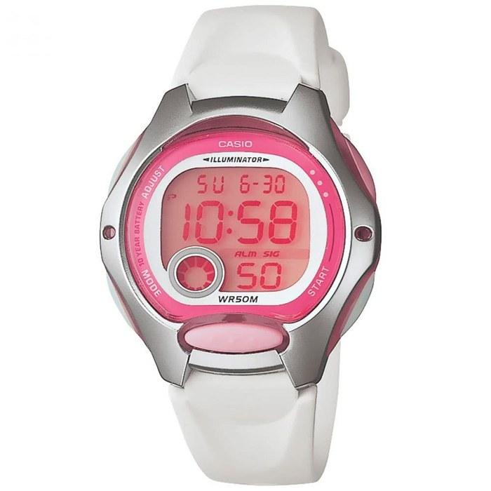 [Casio] LW-200-7AV Women s Watch, White Strap
