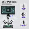 DM12 Digitales Lötmikroskop 1500X 10,1 Zoll IPS-Bildschirm Foto-Video-Mikroskop Münzmikroskop