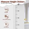 Waterproof Height Measurement Sticker Self-Adhesive Removable Height Measuring Wall Stickers Transparent Height Sticker Children