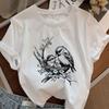 Chickadee Bird TShirt Funny Cute Bird T Shirt Nature Lover Tee Casual Summer Cotton Short Sleeve Round Neck Tees Clothes