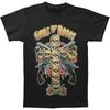 Men's Guns N Roses Skull Cross 80s T-shirt X-Large Black